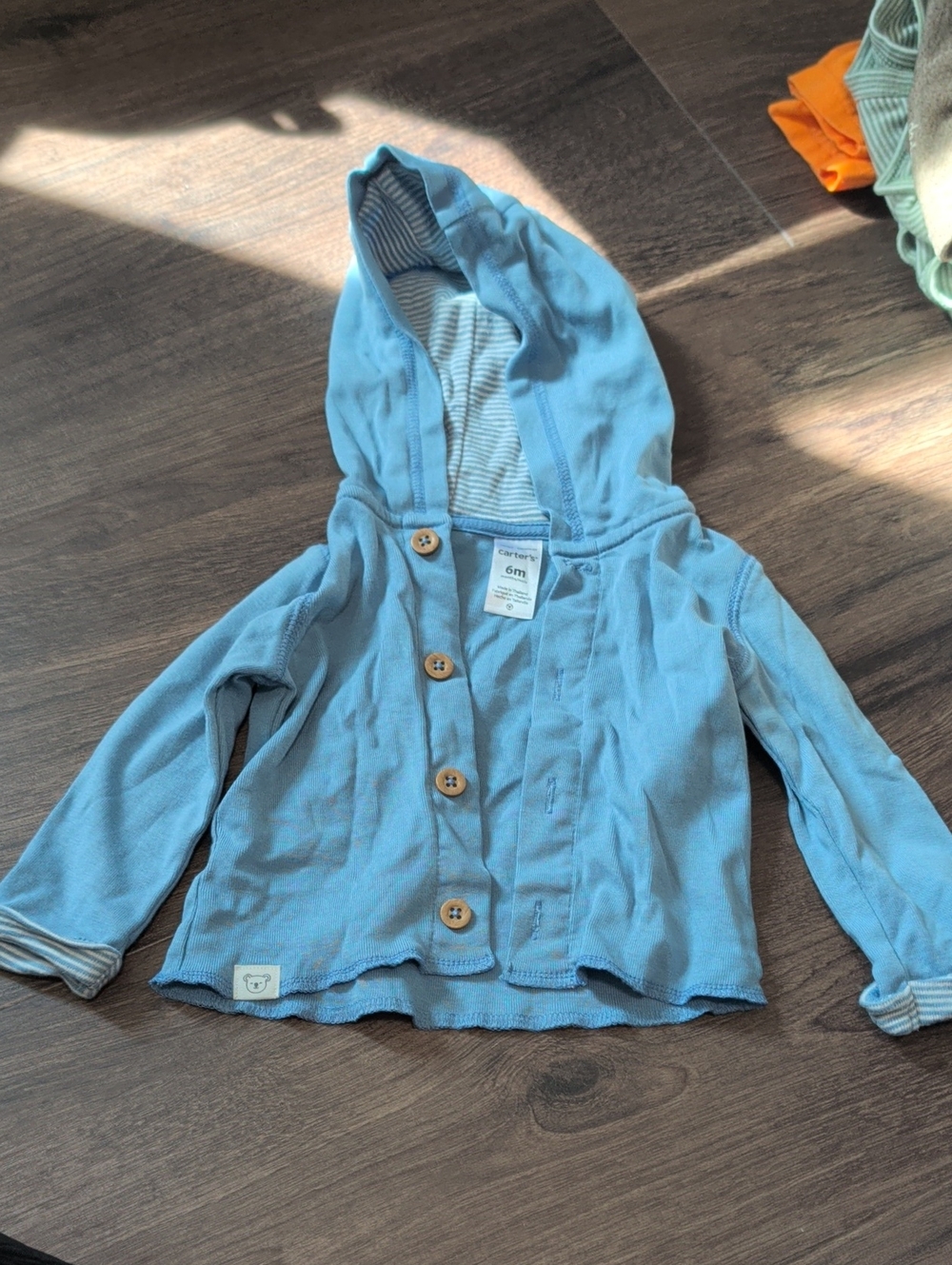 Carter's | Baby Hooded Button-Up Jacket - 6M